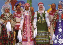 National suits of people of our region.